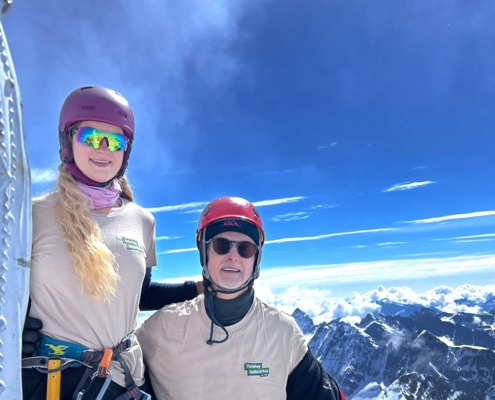 Neil and Natasha climb Gran Paradiso for charity